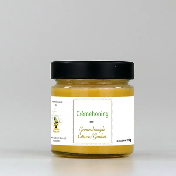 cremehoning citroen-gember 250g