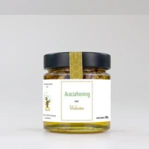 honing met walnoten 250g met-etiket